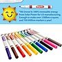 Crayola Classic Kid's Markers, Fine Point, Assorted, 10/Pack (58-7726)~#|#~sp127374129_sc7
