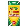 Crayola Kid's Markers, Fine, Assorted Colors, 8/Box (58-7709)~#|#~sp127374132_sc7