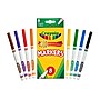 Crayola Kid's Markers, Fine, Assorted Colors, 8/Box (58-7709)~#|#~sp127374134_sc7