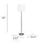 Simple Designs Incandescent Floor Lamp, White (LF2004-WHT)~#|#~sp127376212_sc7