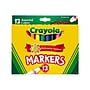 Crayola Kid's Markers, Broad Line, Assorted Colors, 12/Box (58-7712)~#|#~sp127455484_sc7