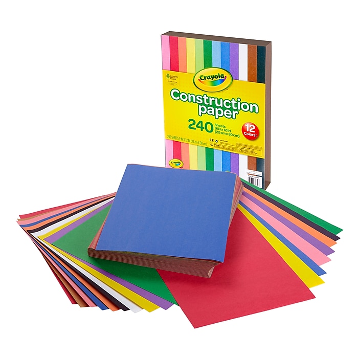 Crayola 12 Colors! Construction Paper, 12 Crayola 12 Colors! Construction Paper, 12