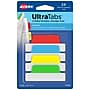 Avery UltraTabs Repositionable Margin Tabs, 2.5" Wide, Assorted Colors, 24/Pack (74768)~#|#~sp127538715_sc7