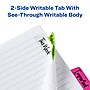 Avery UltraTabs Repositionable Margin Tabs, 2.5" x 1", Assorted Neon, 6 Tabs/Pad, 8 Pads (74865)~#|#~sp127538894_sc7