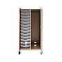 Safco Whiffle Typical 8 60" x 30" Particle Board Double-Column Mobile Storage, Red (3928RED)~#|#~sp127539862_sc7