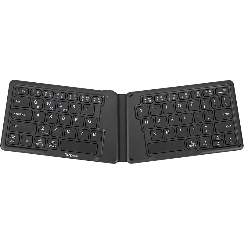 Targus Wireless Ergonomic Folding Keyboard, Black (AKF003US) image 1