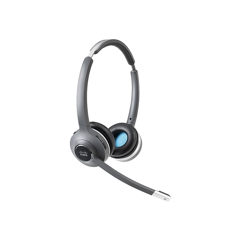 Cisco 562 Wireless Dual Stereo Headset, On Ear, Black (CP-HS-WL-562-S-US=) image 1