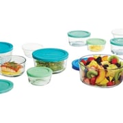 Anchor Hocking 20 Piece Food Storage Set, Blue/Green (12027AH) by