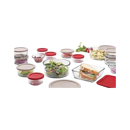 anchor hocking 30 piece glass food storage set