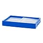 Iris 52.83 Qt. Open Lid Collapsible Storage Crate, Clear/Blue (100711)~#|#~sp127863743_sc7