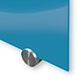 Best-Rite Visionary Colors Magnetic Glass Dry Erase Whiteboard 47.24" x 70.87" Blue (83845-Blue)~#|#~sp12794035_sc7