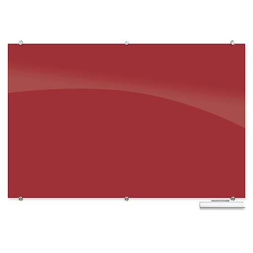 BestRite Visionary Colors Glass Dry Erase Whiteboard 47.24" x