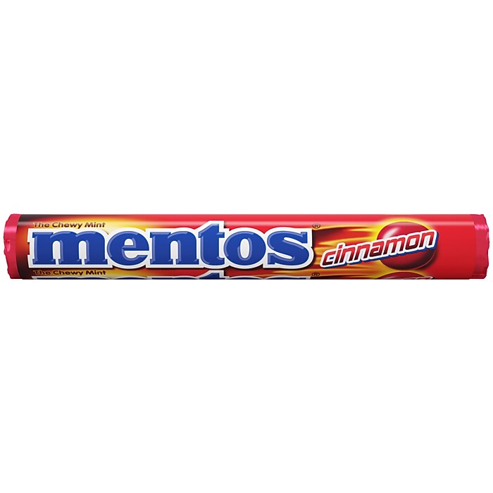 Mentos Cinnamon Hard Candy, 1.32 oz., 15/Box (209-00454) | Staples