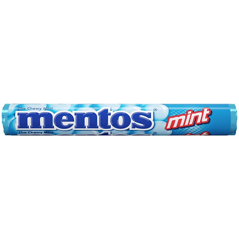 Mentos Mint Chewy Tablets, 15 Packs/Box (4180) image 1