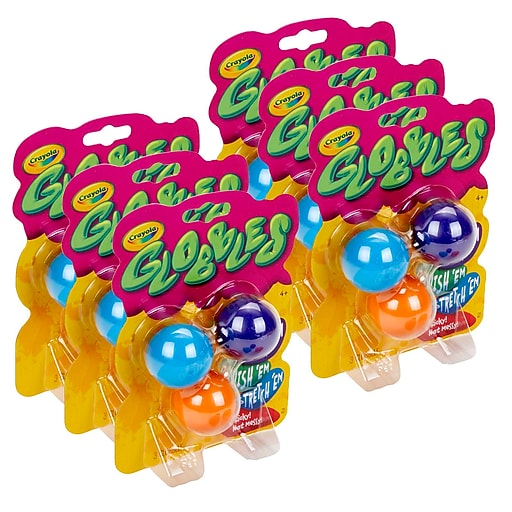 Berrywho pegajosas Bolas de la tensión del Juguete Objetivo Globbles 5 Color descompresión Juguete para Adultos de los niños 5PCS 