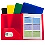 C-Line Heavyweight 2-Pocket Portfolio Folder with Fasteners, Assorted Colors, 10/Pack, 2 Packs/Bundle (CLI32960-2)~#|#~sp128052308_sc7