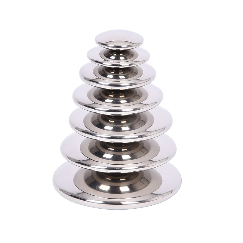 TickiT Sensory Reflective Buttons, Silver, 7/Pack (CTU72217) image 1
