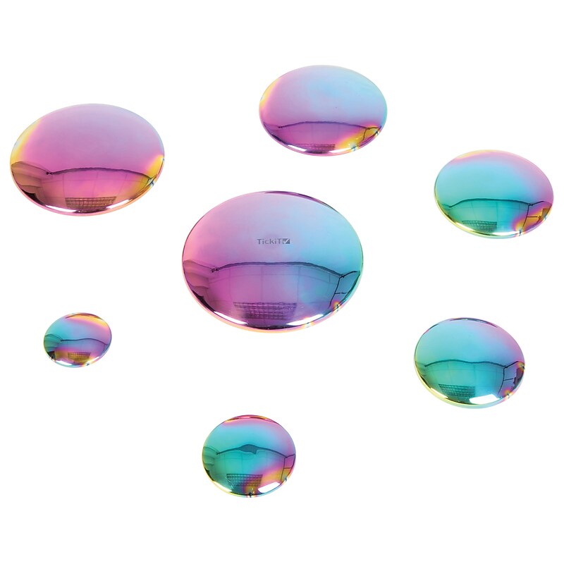 TickiT Sensory Reflective Buttons, Multicolored, 7/Pack (CTU72223) image 1