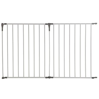 Dream Baby Baby Gates, White/Metal (DB-L1950)
