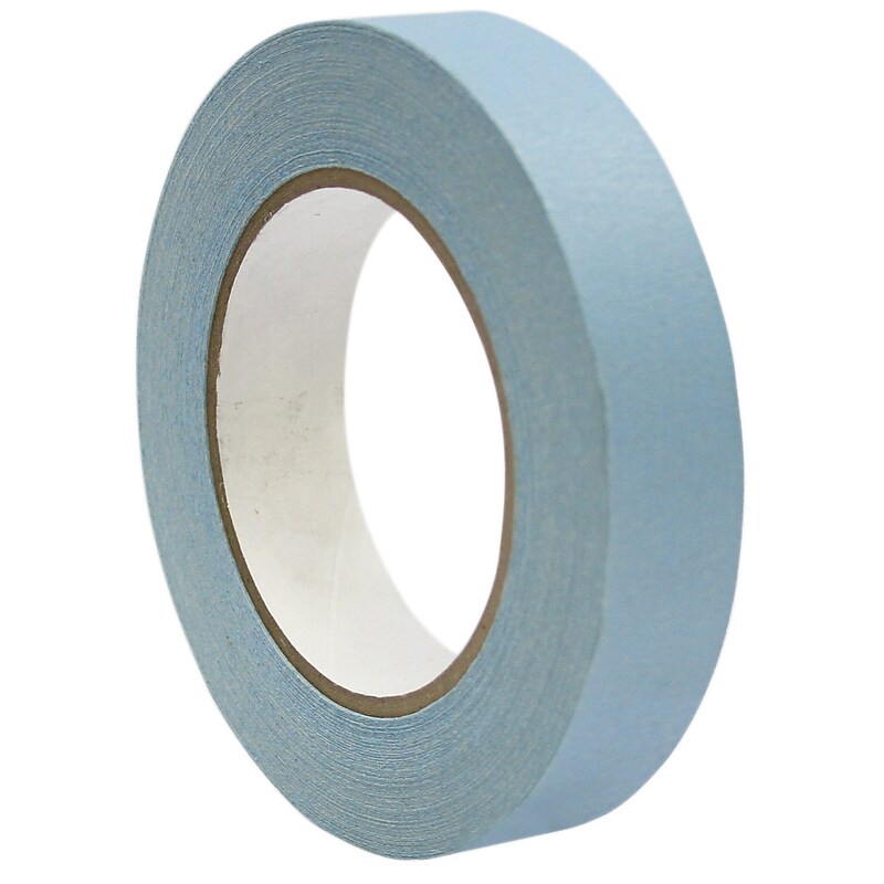 DSS Distributing 1" x 55 Yds, Premium Grade Masking Tape, Light Blue, 6 Rolls/Bundle (DSS46164-6) image 1