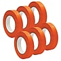 DSS Distributing 1" x 55 Yds, Premium Grade Masking Tape, Orange, 6 Rolls/Bundle (DSS46167-6)~#|#~sp128052790_sc7