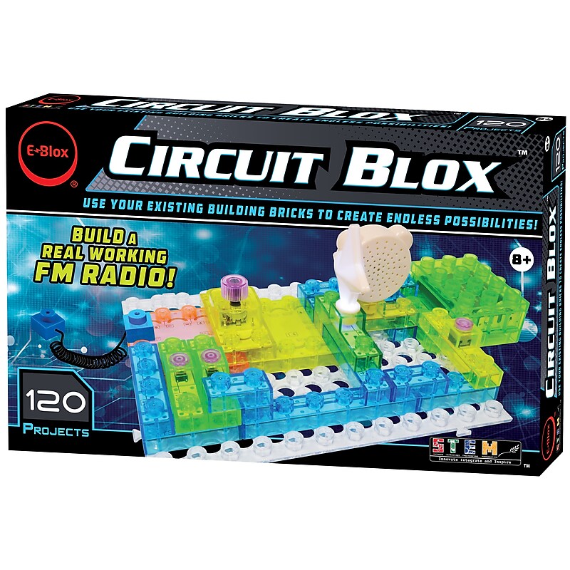 E-Blox Circuit Blox Student Set, Grade 3+ 120 Projects (EBLCB0781SS) image 1