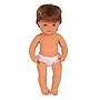 MINILAND Soft Vinyl Anatomically Correct 15" Baby Doll, Caucasian Boy (MLE31049)~#|#~sp128054258_sc7
