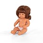 MINILAND Soft Vinyl Anatomically Correct 15" Baby Doll, Caucasian Girl (MLE31050)~#|#~sp128054261_sc7