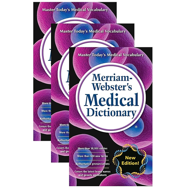 Medical Dictionary, Mass-Market Paperback, Pack of 3, (9785877792949) image 1
