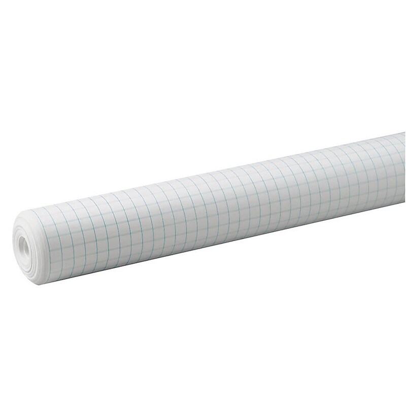 Pacon Quadrille Ruled Paper Roll, , 0.5" Grid Pattern, 34" x 200', White (PAC0077800) image 1