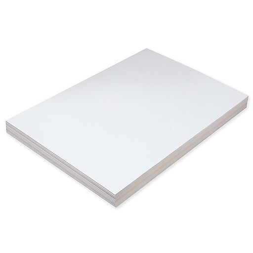 Pacon Super Heavyweight Tagboard , 12" x 18", White, 100 Sheets