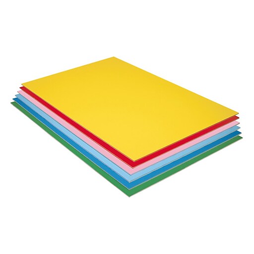 UCreate Foam Board, 20" x 30", Assorted Colors, 12 Sheets (PAC5512