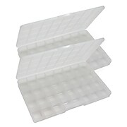 Primary Concepts 30 Compartment Plastic Compartment Storage, Clear, 2/Bundle (PC-7400-2)
