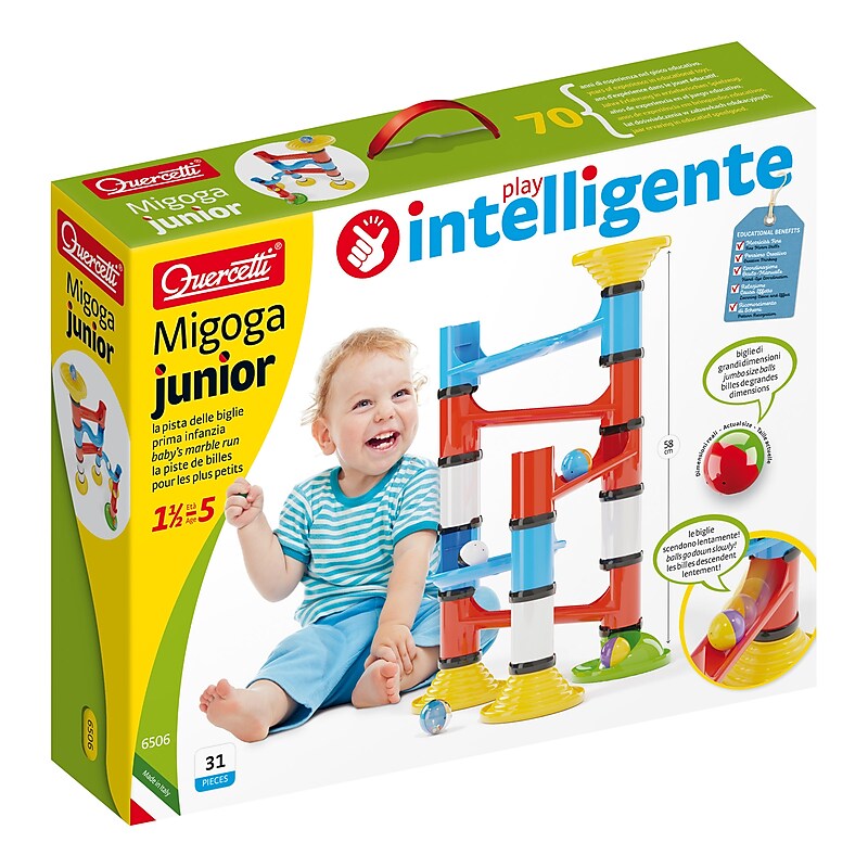 Quercetti Migoga Junior, Baby's Marble Run (QRC6506) image 1