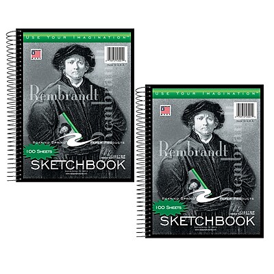 Roaring Spring Sketch Book With Pocket 11” X 8.5 “ 100 Sheets 53101 