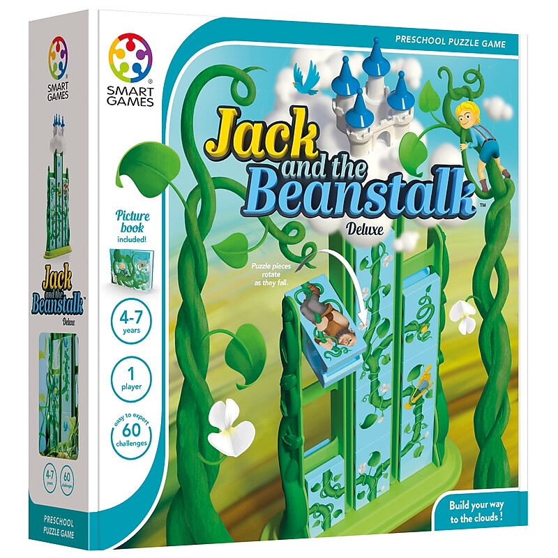 Smart Games Jack & the Beanstalk Puzzle Game, STEM, Grade PK+ (SG-026US) image 1