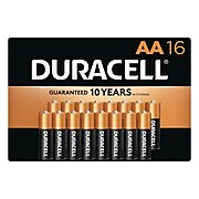 Duracell Coppertop AA Alkaline Batteries, 16/Pack (MN1500B16)
