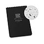 Rite in the Rain All-Weather Pocket Notebook, 4" x 6", 50 Sheets, Black (746)~#|#~sp128066166_sc7