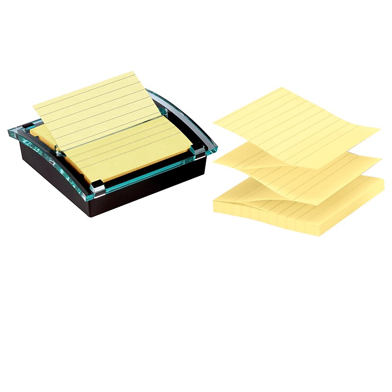 Post-it® Super Sticky Pop-Up Notes Dispenser for 4" x 4" Notes, Black (DS440-SSVP) image 1