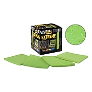 Post-it® Extreme Notes, 3" x 3", Green, 45 Sheets/Pad, 12 Pads/Pack (EXTRM33-12TRYG)