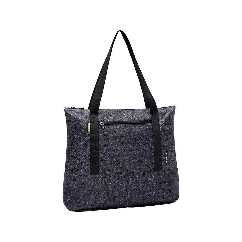 Travelon CLEAN Gray Heather Polyester Packable Tote, Extra Large (43542-51T) image 1