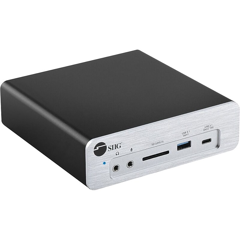 SIIG Thunderbolt 3 DP Docking Station with Dual M.2 NVMe SSD and Power Delivery (JU-DK0K11-S1) image 1