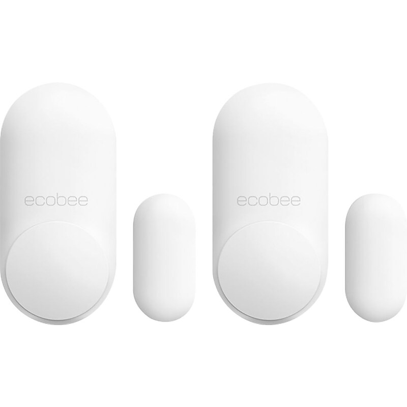 ecobee SmartSensor Window/Door Sensor, White, 2/Pack (EB-DWSHM2PK-01) image 1