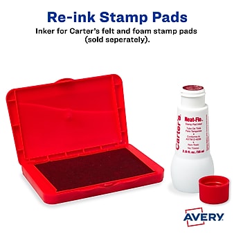 Carter's Neat-Flo Ink Refill, Red Ink (21447)