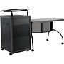 Oklahoma Sound WorkPod Teacher's Desk and Lectern Kit, Charcoal Slate and Black (TWP)~#|#~sp128564642_sc7