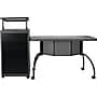 Oklahoma Sound WorkPod Teacher's Desk and Lectern Kit, Charcoal Slate and Black (TWP)~#|#~sp128564644_sc7