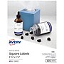 Avery Laser/Inkjet Media Labels, 2-3/4" x 2-3/4", White, 9 Labels/Sheet, 70 Sheets/Box (5196)~#|#~sp128564758_sc7
