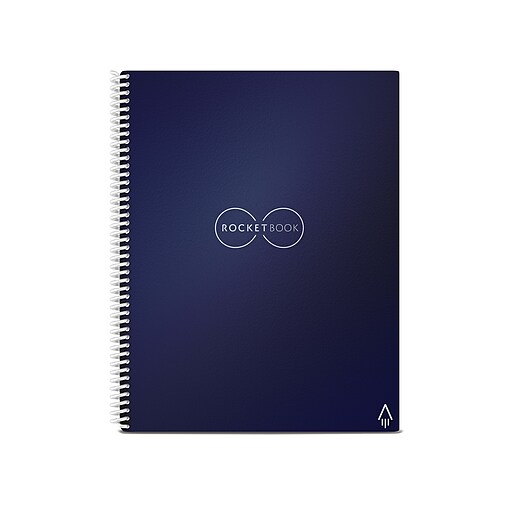 Rocketbook Core Smart Notebook Dotted Rule Black Cover 11 x 8.5 16 Sheets