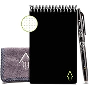 Rocketbook Mini Notepad, 3.5" x 5.5", Dotted Ruled, Black, 24 Sheets/Pad, 1 Pad (EVR-M-RC-A-FR)