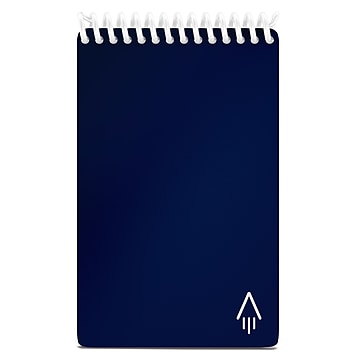 Rocketbook Mini Notepad, 3.5" x 5.5", Dotted Ruled, Blue, 24 Sheets/Pad, 1 Pad (EVR-M-RC-CDF-FR)